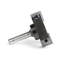 Amana Tool RC-2256 Insert Carbide Mini Spoilboard Surfacing, Rabbeting, Flycutter, Slab Leveler & Surface Planer 1-1/2 Dia x 12mm (15/32) x 6mm Shank Router Bit