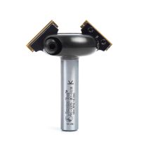Amana Tool RC-2375 In-Bevel™ Insert Adjustable Chamfer 2 Dia x 31/32 x 1/2 Shank Router Bit for CNC  Handheld and Router Tables