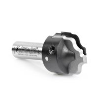 Amana Tool RC-2496 CNC Insert Nova System Ogee Plunge Form for MDF & Wood Cabinet Doors 1-17/64 Dia x 27/64 x 1/2 Inch Shank