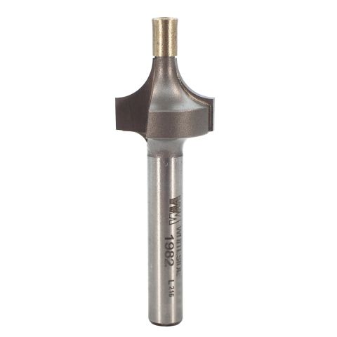 Whiteside 1982 Small Pilot Roundover 1/4"Shank, 1/4"R, 1/2"Cut Length