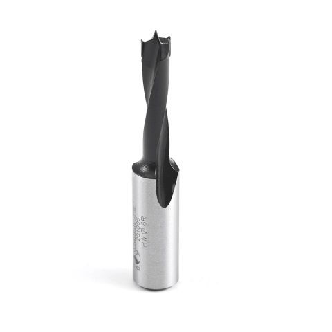 Amana Tool 201006 Carbide Tipped Brad Point Boring Bit R/H 6mm Dia x 57mm Long x 10mm Shank