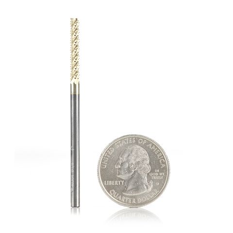 Amana Tool 40304 CNC Solid Carbide ZrN Coated Honeycomb Cutting Hogger 1/8 Dia x 13/16 x 1/8 Shank x 2-1/2 Inch Long x 6-Flute