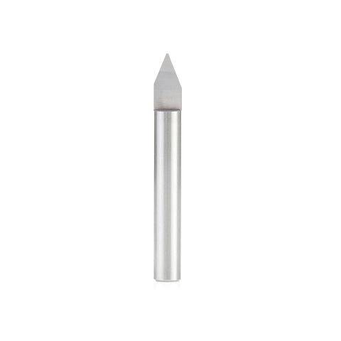 Amana Tool 45622 Solid Carbide 45 Degree Engraving 0.025 Tip Width x 1/4 Inch Shank Signmaking
