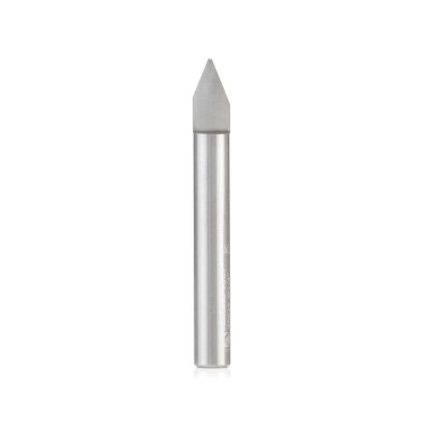 Amana Tool 45623 Solid Carbide 45 Degree Engraving 0.042 Tip Width x 1/4 Inch Shank Signmaking