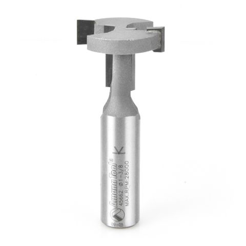 Amana Tool 45662 T-Slot Square Edge 1-3/8 Dia x 7/8 x 1/2 Inch Shank
