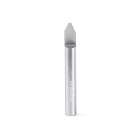 Amana Tool 45767 Solid Carbide 60 Degree Engraving 0.060 Tip Width x 1/4 Shank x 2 Inch Long Signmaking Router Bit