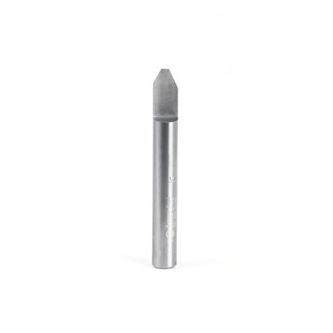 Amana Tool 45768 Solid Carbide 60 Degree Engraving 0.090 Tip Width x 1/4 Shank x 2 Inch Long Signmaking Router Bit