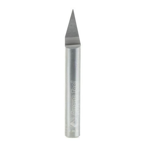 Amana Tool 45772 Solid Carbide 30 Degree Engraving 0.010 Tip Width x 1/4 Inch Shank Signmaking