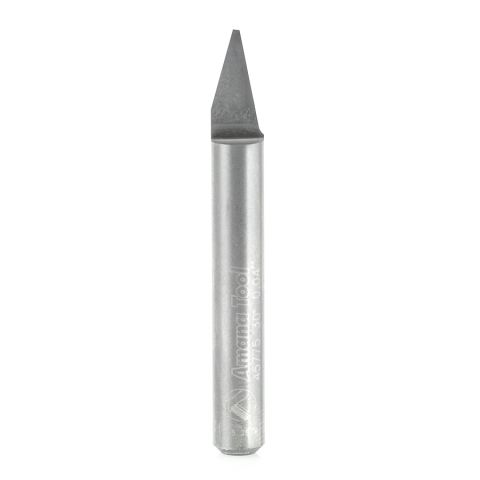 Amana Tool 45775 Solid Carbide 30 Degree Engraving 0.040 Tip Width x 1/4 Inch Shank Signmaking