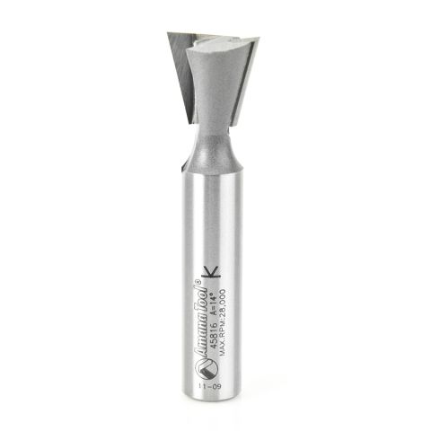 Amana Tool 45816 Carbide Tipped Dovetail 14 Deg x 3/4 Dia x 3/4 x 1/2 Inch Shank for Omnijig & Incra