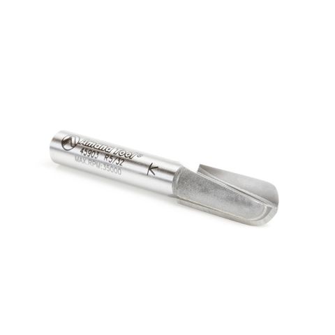 Amana Tool 45903 Carbide Tipped Core Box 5/32 Radius x 5/16 Dia x 3/4 x 1/4 Inch Shank
