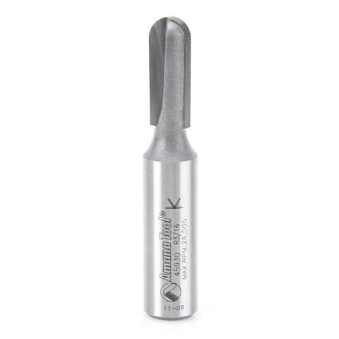 Amana Tool 45930 Carbide Tipped Core Box 3/16 Radius x 3/8 Dia x 1 Inch x 1/2 Shank Extra Deep