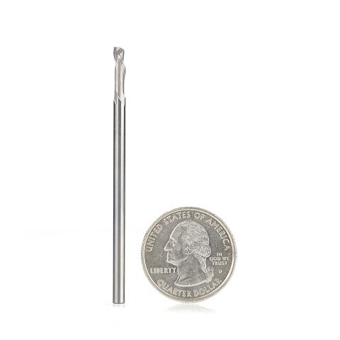 Amana Tool 46137 CNC Solid Carbide Compression Spiral Single Flute 1/8 Dia x 3/8 x 1/8 Inch Shank