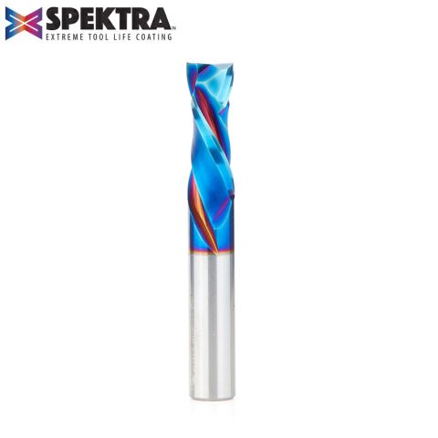 Amana Tool 46193-K CNC Solid Carbide Spektra™ Extreme Tool Life Coated Compression Spiral 1/2 Dia x 1-3/8 x 1/2 Inch Shank