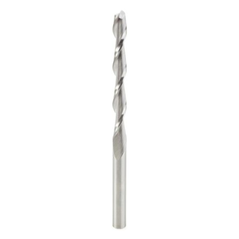 Amana Tool 46272 Solid Carbide CNC Foam Up-Cut Cutting Square End Spiral 1/4 Dia x 2-1/4 x 1/4 Shank x 2-1/2 Inch Long Router Bit