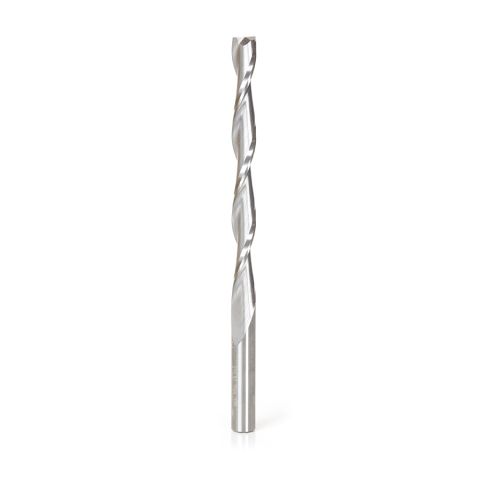 Amana Tool 46277 Solid Carbide CNC Foam Cutting Up-Cut Square End Spiral 3/8 Dia x 4 x 3/8 Shank x 6 Inch Long Router Bit