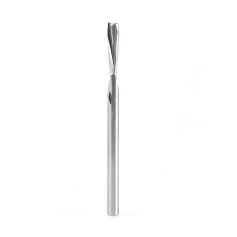 Amana Tool 46340 Solid Carbide Spiral Plunge for Solid Wood 1/8 Dia x 1/2 x 1/8 Shank x 2 Inch Long Down-Cut