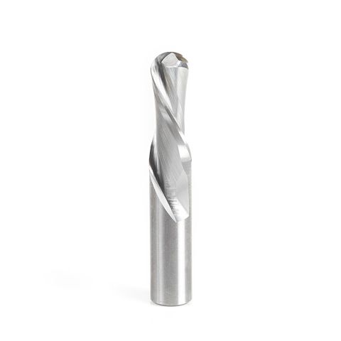 Amana Tool 46477 Solid Carbide Down-Cut Ball Nose Spiral 1/2 Dia x 1-1/4 x 1/2 Inch Shank Router Bit