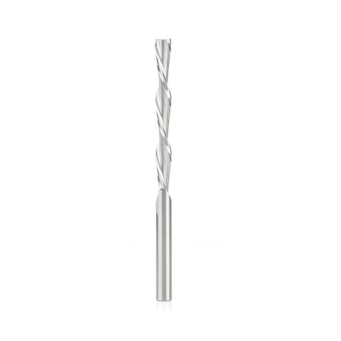 Amana Tool 46566 Solid Carbide CNC Foam Down-Cut Cutting Square End Spiral 1/4 Dia x 2-1/4 x 1/4 Shank x 4 Inch Long Router Bit