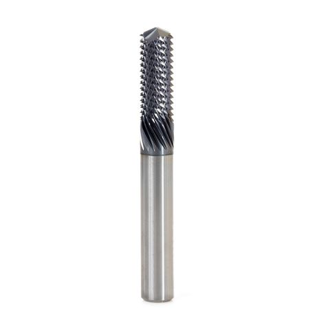 Amana Tool 48055-D High Performance Solid Carbide Fiberglass and Composite Cutting 3/8 Dia x 1 x 3/8 Shank AlTiN Coated Drill End Router Bit