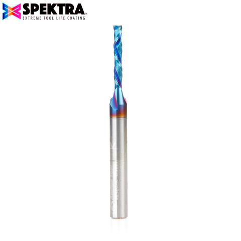 Amana Tool 48302-K CNC Solid Carbide Spektra™ Extreme Tool Life Coated Compression Spiral 3mm Dia x 20mm x 6mm Shank