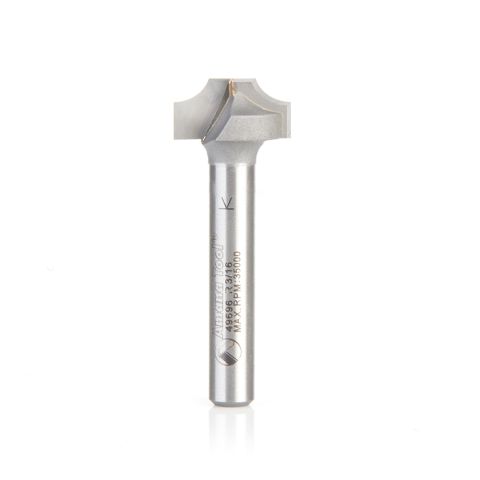 Amana Tool 49696 Carbide Tipped Plunging Round Over 3/16 Radius x 5/8 Dia x 5/16 x 1/4 Inch Shank