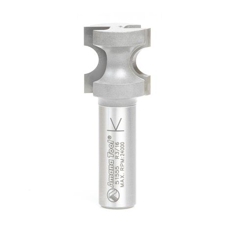 Amana Tool 51555 Carbide Tipped Bullnose 3/16 Radius x 7/8 Dia x 7/8 x 1/2 Inch Shank