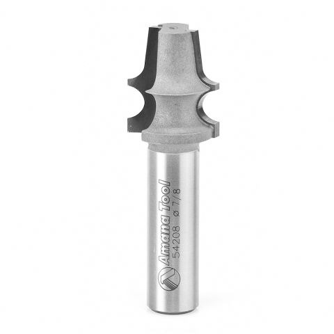 Amana Tool 54208 Carbide Tipped Edge Beading 5/32 Radius x 7/8 Dia x 1-1/32 x 1/2 Inch Shank