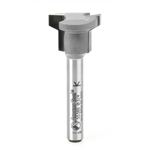 Amana Tool 55386 Carbide Tipped Drawer Lock 3/4 Dia x 1/2 x 1/4 Inch Shank
