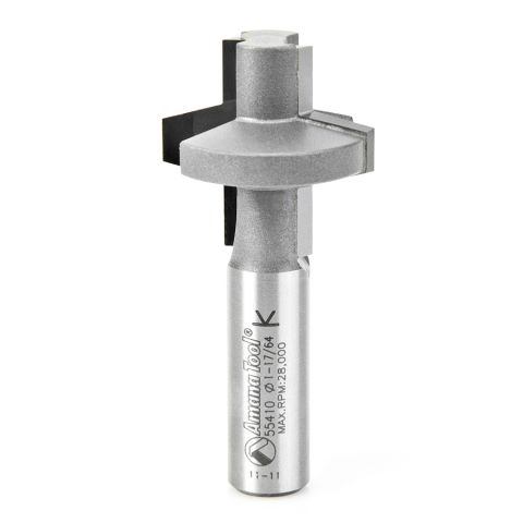 Amana Tool 55410 Carbide Tipped Wedge Groove 15 Deg x 1-1/4 Dia x 1-1/4 x 1/2 Inch Shank