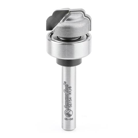 Amana Tool 56154 Carbide Tipped Special Cove 1/8 Radius x 3/4 Dia x 3/8 x 1/4 Inch Shank