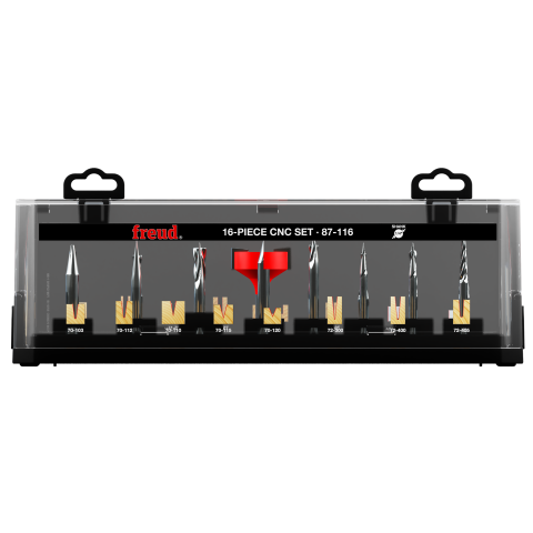 Freud 87-116 16 Piece CNC Router Bit Set