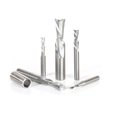 Amana Tool AMS-122 5-Piece Down-Cut Spiral Router Bit Collection
