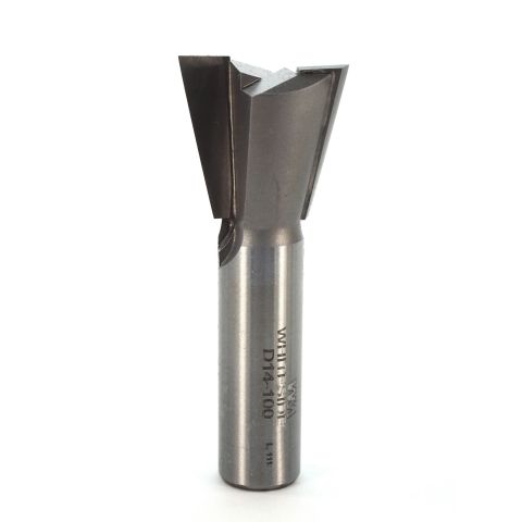 Whiteside D14-100 14-Degree Dovetail Bit 1/2"Shank, 1"Large Diameter, 7/8"Depth Of Cut