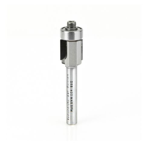 Amana Tool DRB-400 Polycrystalline Diamond (PCD) Flush Trim for MDF/Laminate  Composites  ACM Materials & Aluminum 1/2 Dia x 7/16 Inch x 1/4 Shank