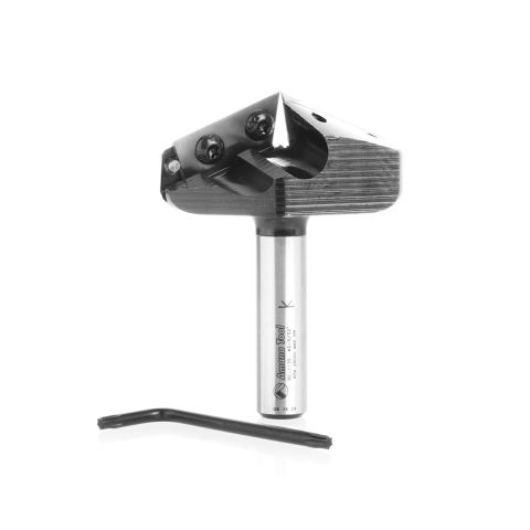 Amana Tool RC-1135 Insert V-Groove 135 Deg x 0.455 x 1/2 Inch Shank CNC