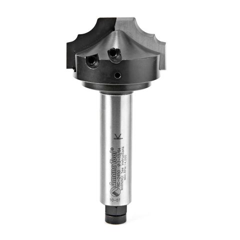 Amana Tool RC-2450 CNC Insert Multi Profile Step 1 for MDF Cabinet Doors 56mm Dia x 25 mm x 3/4 Shank